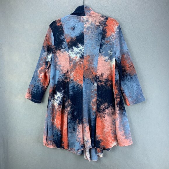 **SOLD**Ali Miles Sweater Womens Medium Open Front Cardigan Lightweight Thin - Picture 4 of 15